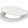 Copriwater ovale Pollino OBI in legno bianco