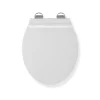 Copriwater ovale Slim in termoindurente bianco