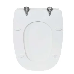 Copriwater ovale Square in mdf bianco