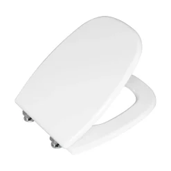 Copriwater ovale Square in mdf bianco