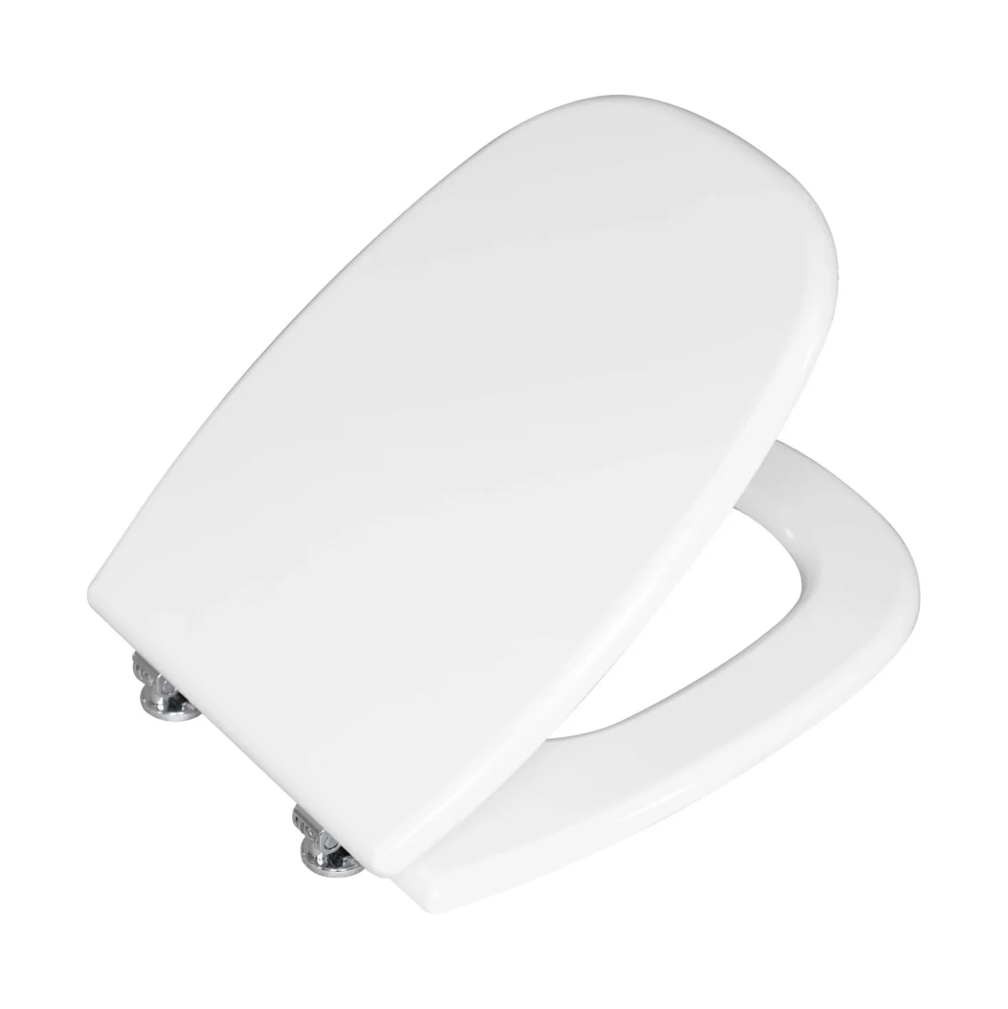 Copriwater ovale Square in mdf bianco