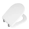 Copriwater ovale Tesi in mdf bianco