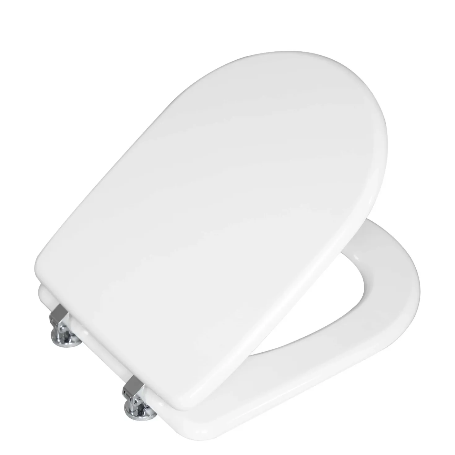 Copriwater ovale Tesi in mdf bianco
