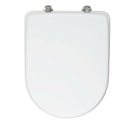 Copriwater ovale Tesi in mdf bianco