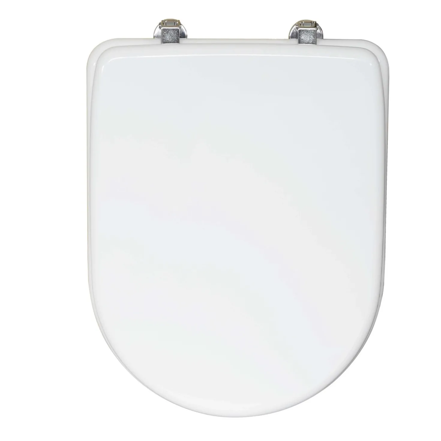 Copriwater ovale Tesi in mdf bianco