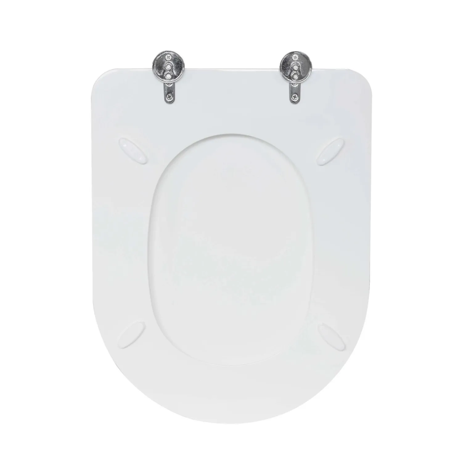 Copriwater ovale Tesi in mdf bianco