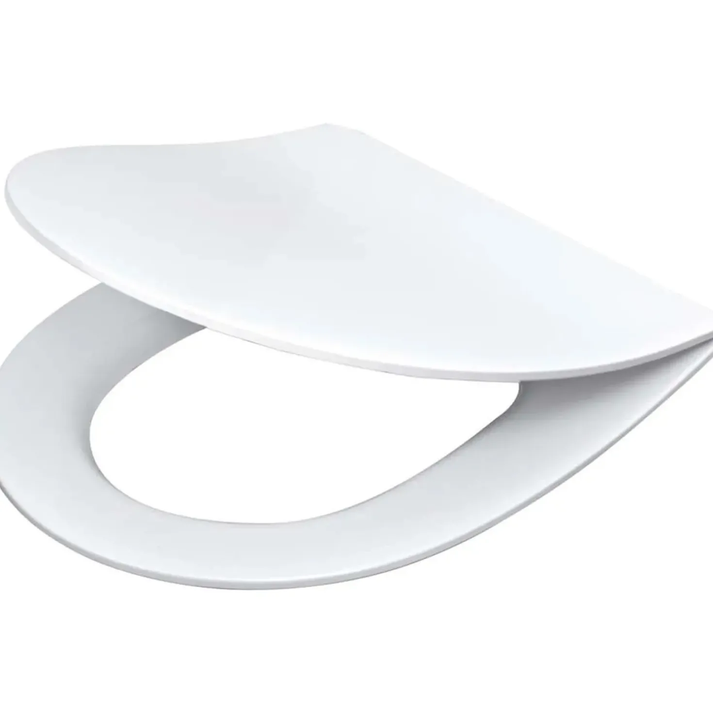 Copriwater WC slim soft-close Najasa bianco 36,4 x 42 cm