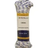 Corda in polipropilene ø 4 mm x 20 mt bianca/azzurra