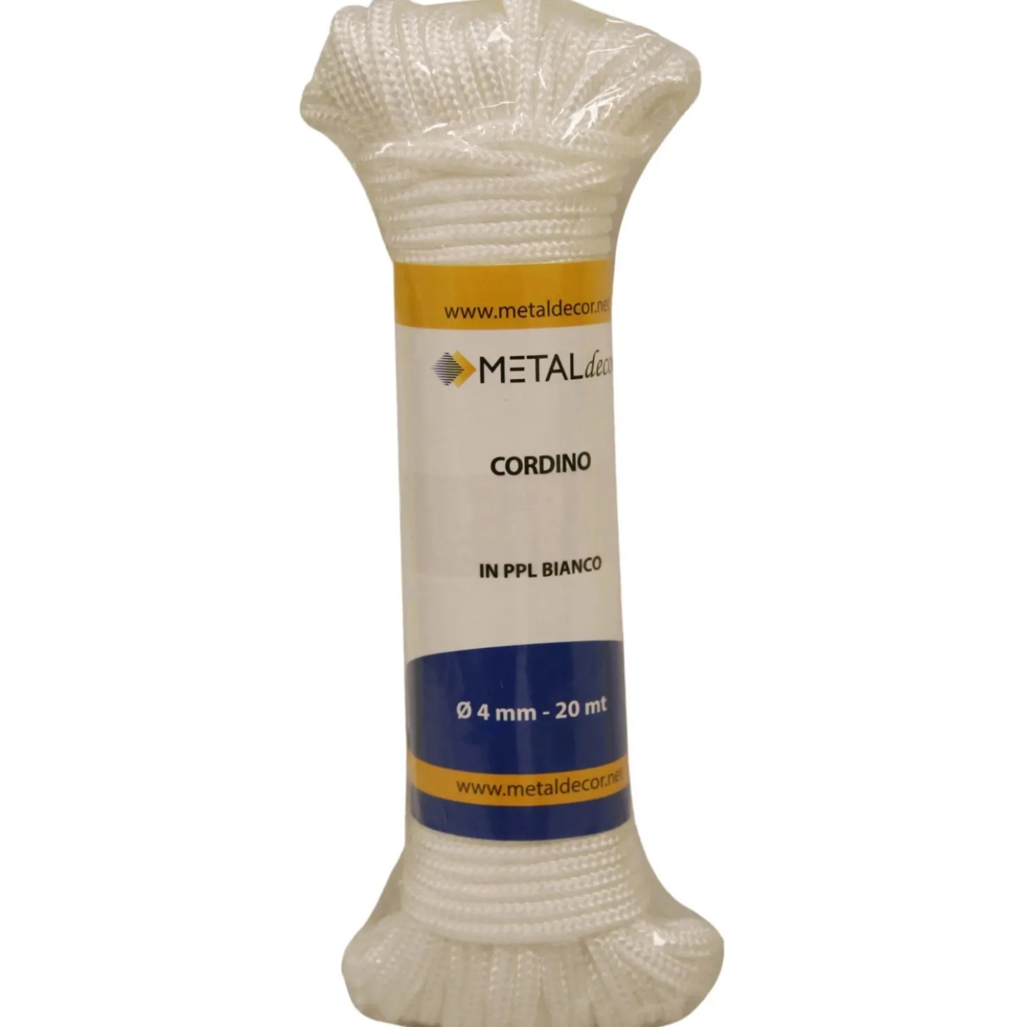 Cordino bianco ø 4 mm 20 mt