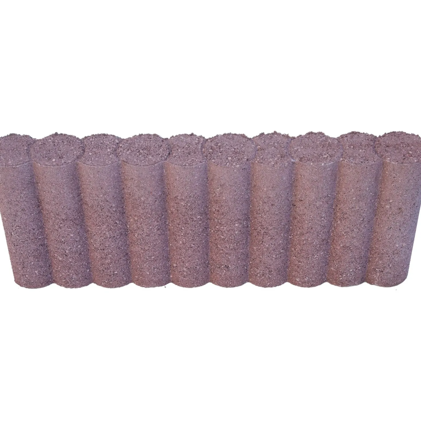 Cordolo bordo dritto in cemento 50x6,5x20 cm rosso