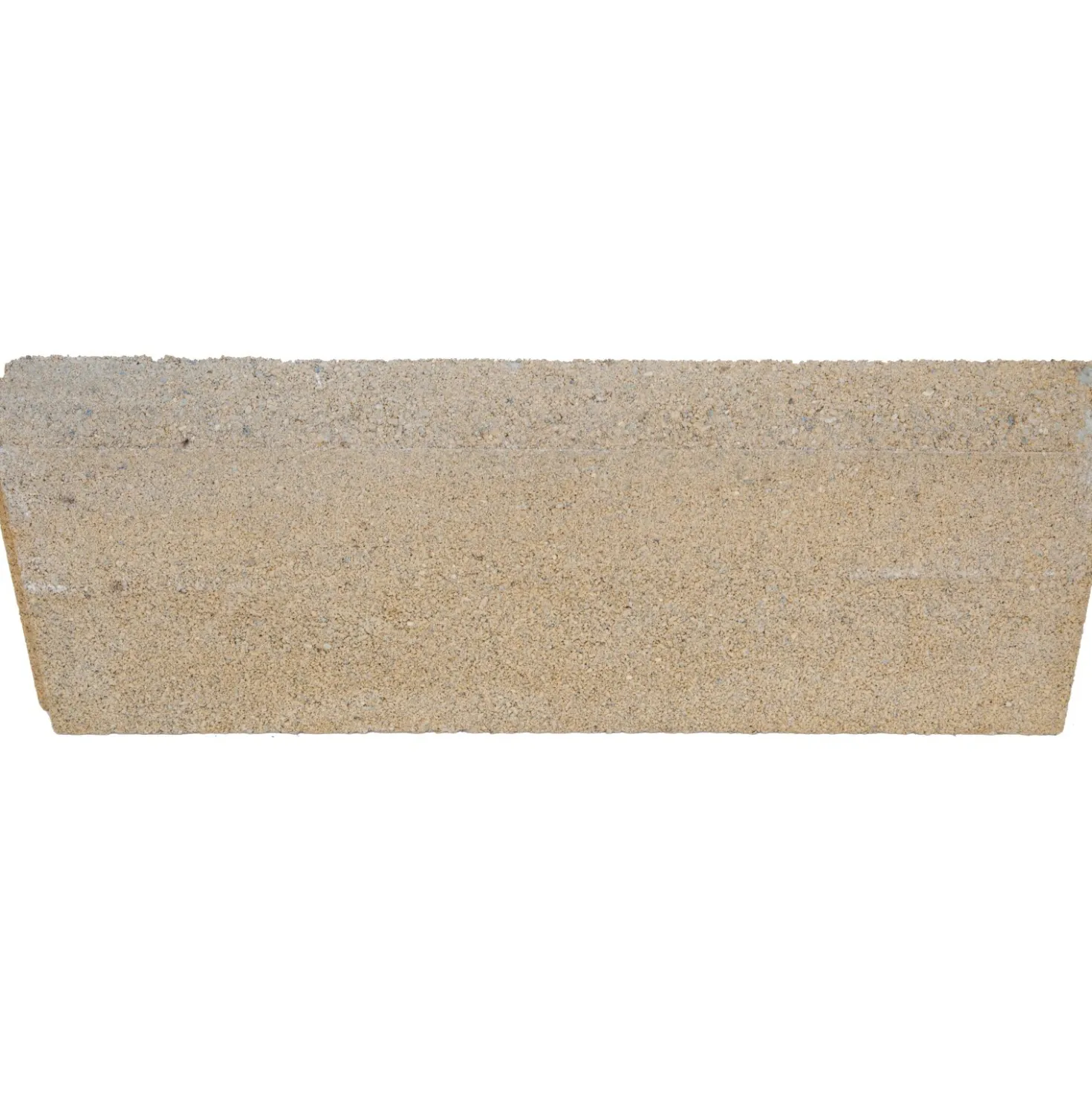 Cordolo liscio dritto in cemento 50x5x20 cm giallo