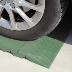 Cordolo per pavimento esterno in WPC mixtile universale verde 40x20 cm