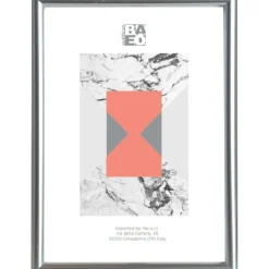 Cornice in PVC 21x29,7 cm (A4) argento