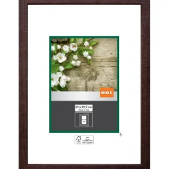 Cornice legno OBI marrone scuro 21x29,7 cm
