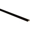 Cornice liscia laccata nera 18 mm x 5 mm