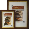 Cornice per foto Colbert noce filo oro 25x35 cm