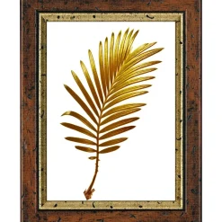 Cornice per foto Colbert noce filo oro crilex 50x70 cm
