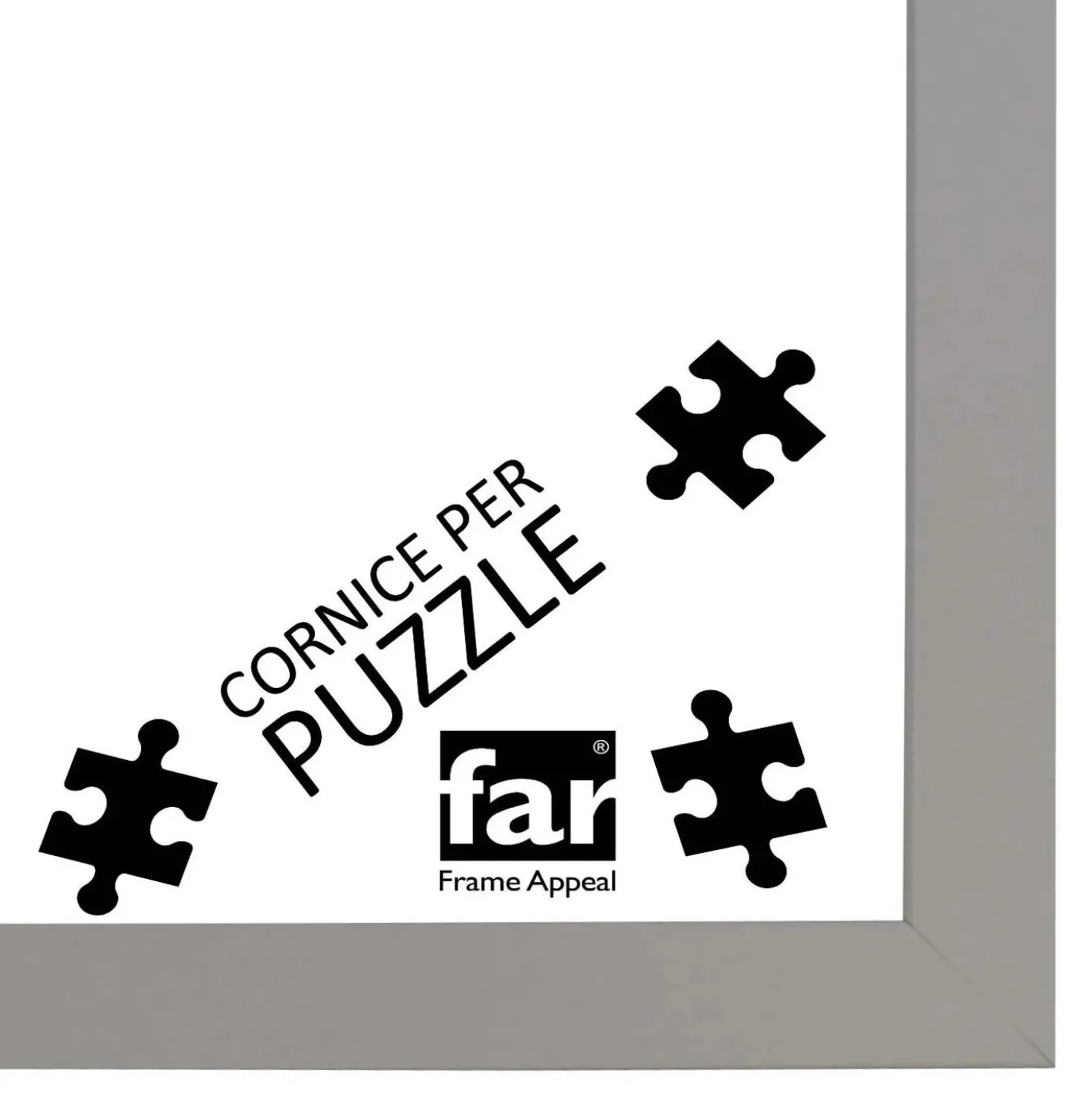 Cornice per puzzle in crilex Matisse 75x98 cm bianco opaco
