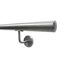 Corrimano 2 m acciaio inox satinato con kit di montaggio