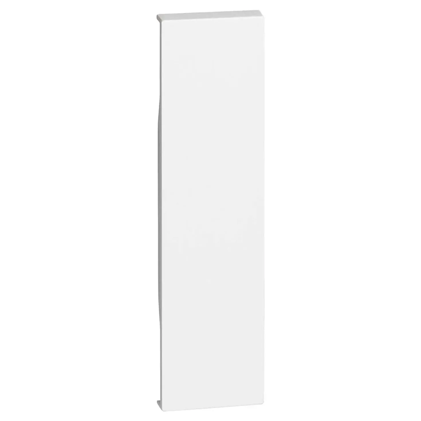 Cover 1 modulo Bticino SKW00F da applicare su tasto falso polo Living Now bianca