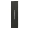Cover illuminabile da applicare su comando Bticino KG01 Living Now nera