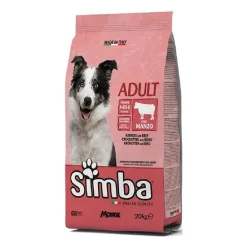 Croccchette per cani adulti SIMBA DOG manzo 20 kg