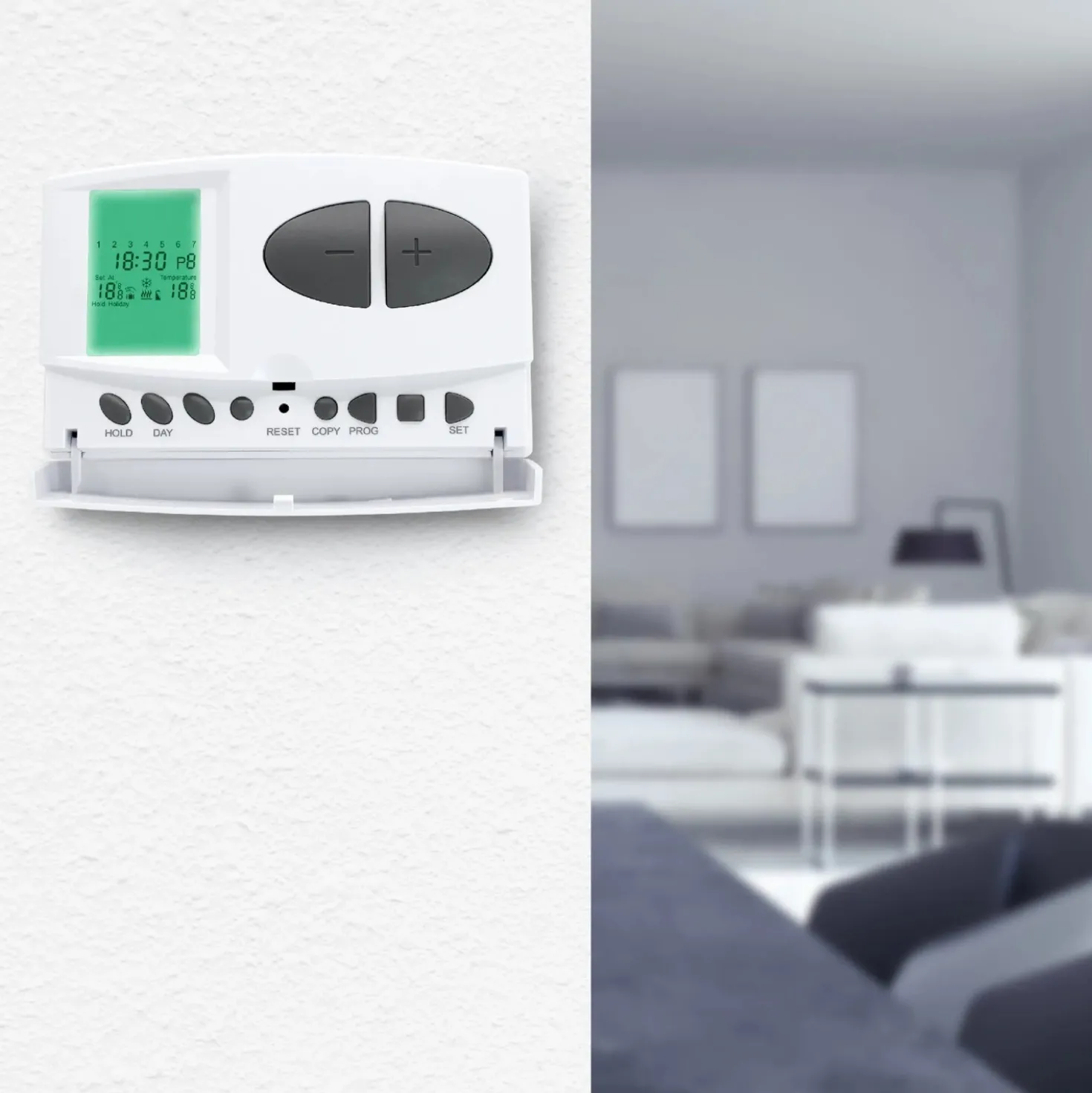 Cronotermostato Smart Home digitale Avidsen ECO 103954 programmabile