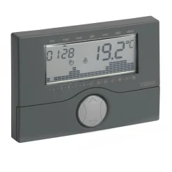 Cronotermostato Smart Home Vimar da parete a batteria antracite