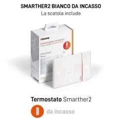 Cronotermostato Smart Home WiFi Bticino da incasso bianco