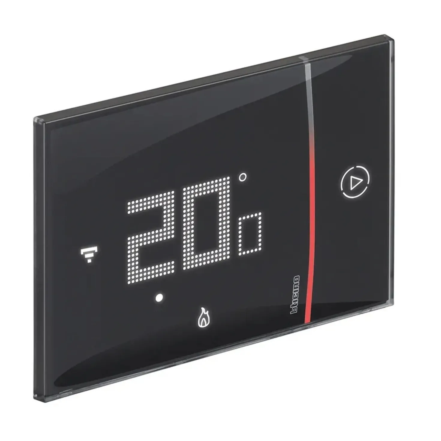 Cronotermostato Smart Home WiFi Bticino da incasso nero