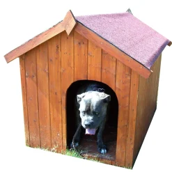 Cuccia per cani in legno tg grande 80x115 cm