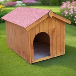 Cuccia per cani in legno tg media 70x106 cm