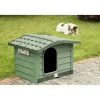 Cuccia per cani in plastica Bungalow Medium verde 89x75x62 cm