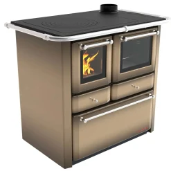 Cucina a legna Emilia Vulcania 6,3 kW cappuccino