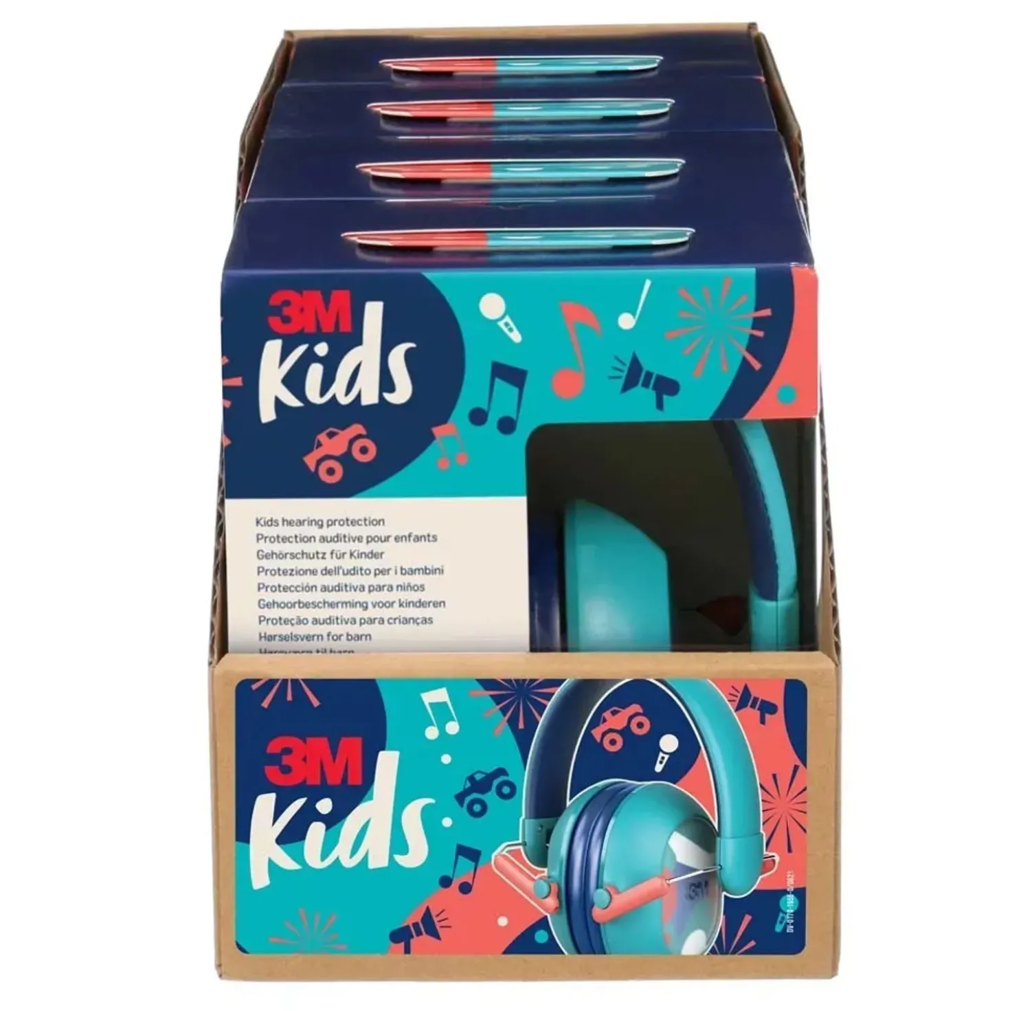 Cuffie auricolari 3M Plus per la protezione acustica dei bambini, (87 - 98 dB)