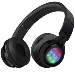 Cuffie bluetooth con radio FM e led