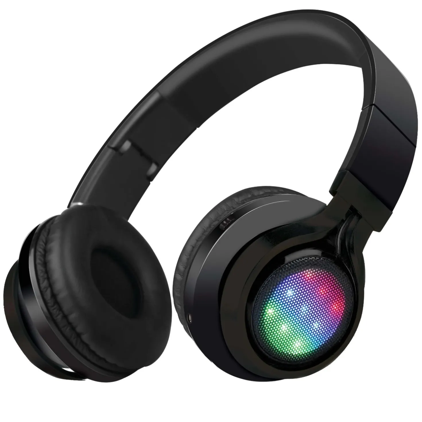 Cuffie bluetooth con radio FM e led