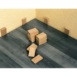 Cunei in legno LUX-TOOLS 2 dimensioni 20 pz