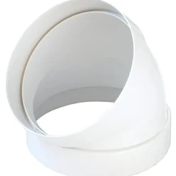 Curva 45° Ø 100 mm per canalizzaziona aria
