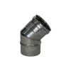 Curva a 45° in acciaio inox AISI 316 Ø 100 mm