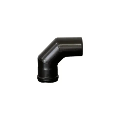 Curva a 90° per stufa a pellet Ø 80 mm x SP 1,2 mm con guarnizione