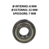 Cuscinetti a sfera rigidi misura 8x22x7 mm 2 pz