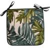 Cuscini per sedia Foglia verde 2 pz 40x40 cm
