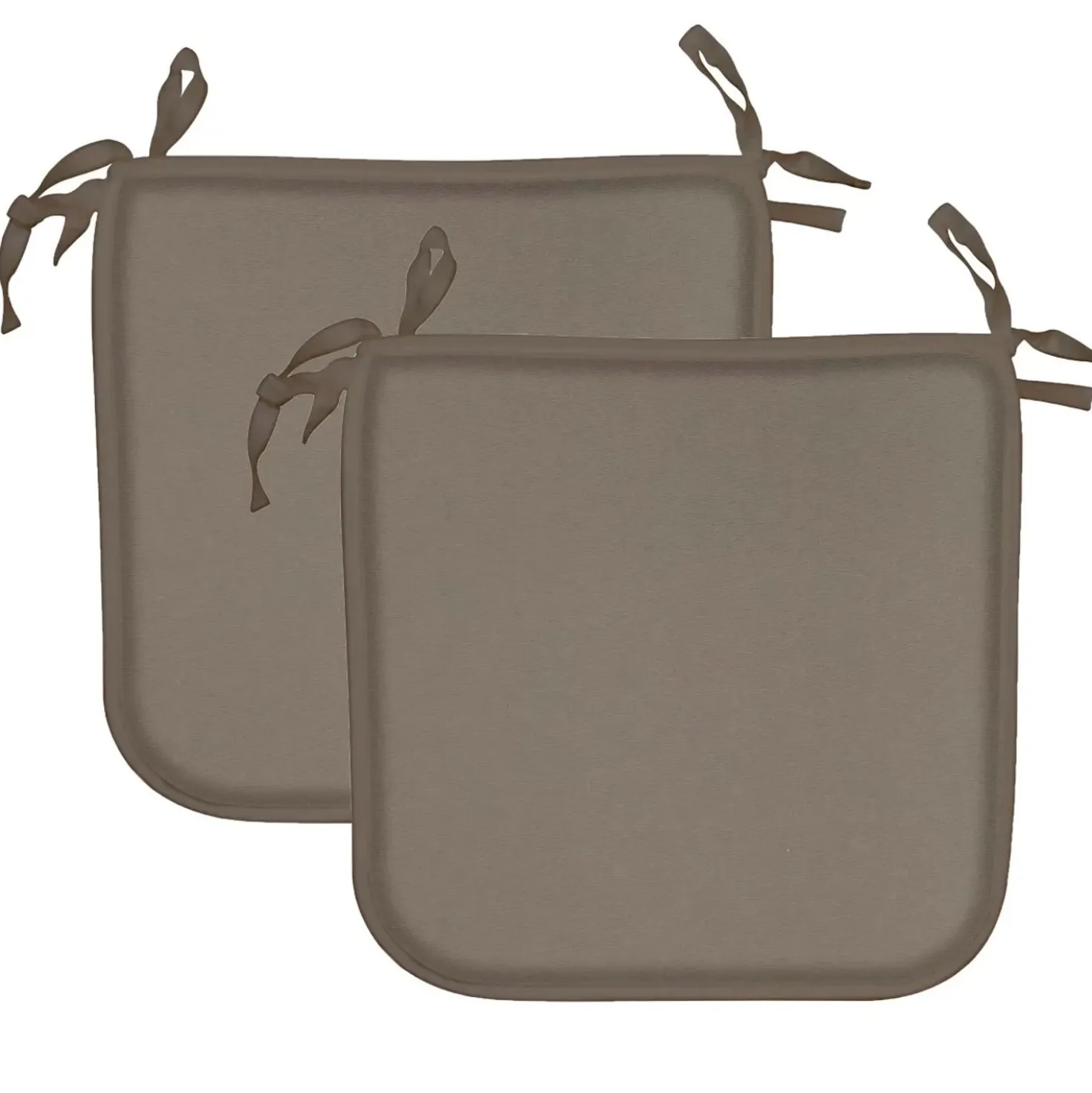 Cuscini per sedia Riga taupe 2 pz 40x40 cm