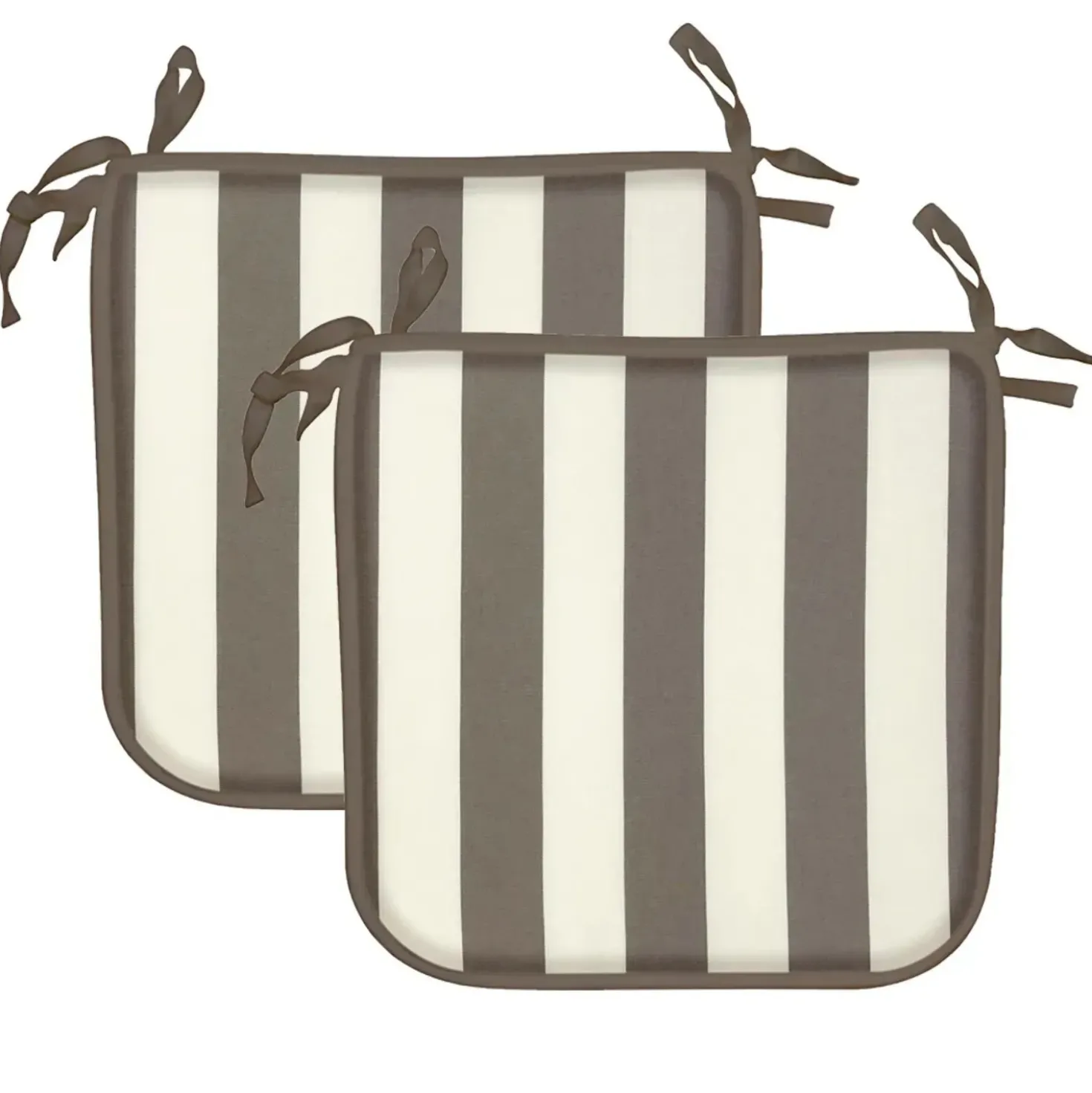 Cuscini per sedia Riga taupe 2 pz 40x40 cm