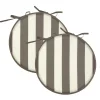 Cuscini per sedia Riga taupe 2 pz Ø 40 cm
