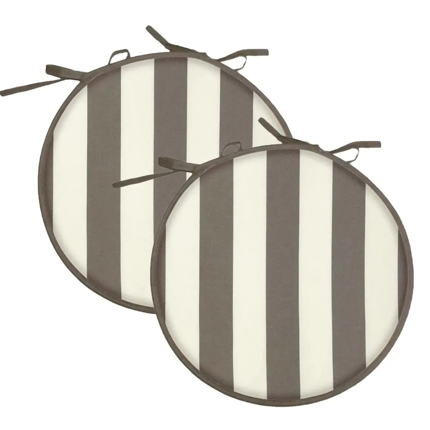 Cuscini per sedia Riga taupe 2 pz Ø 40 cm