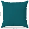Cuscino bombato arredo 40x40 cm petrolio