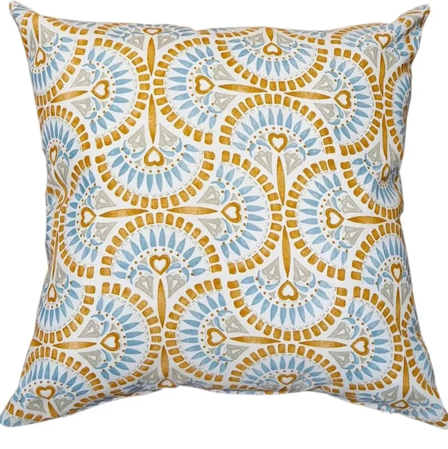 Cuscino bombato quadrato 40x40 cm arancio