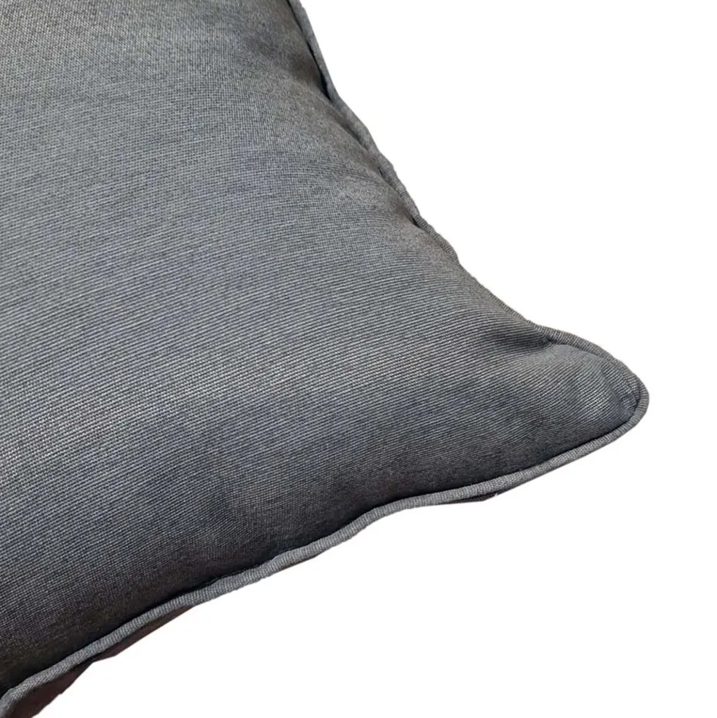 Cuscino bombato rettangolare 60x40 cm grigio